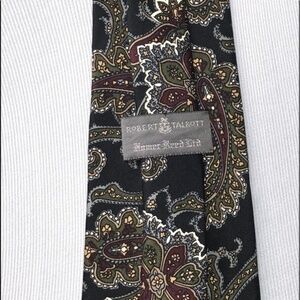Robert Talbott Paisley Design Silk Tie